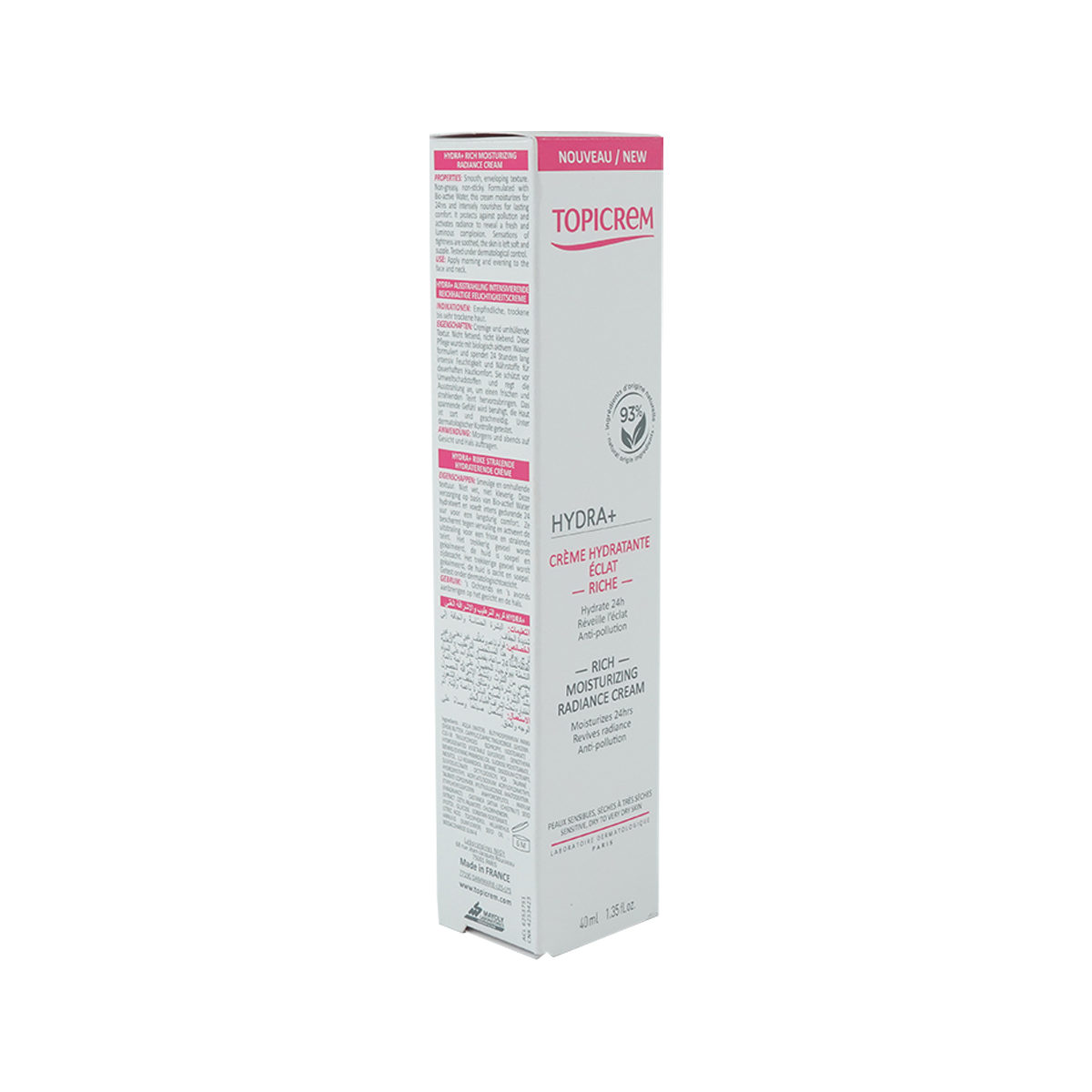 TOPICREM HYDRA+ Энгийн, хуурай арьсны 24н цаг гүн чийгшүүлэх тос 40мл RICH