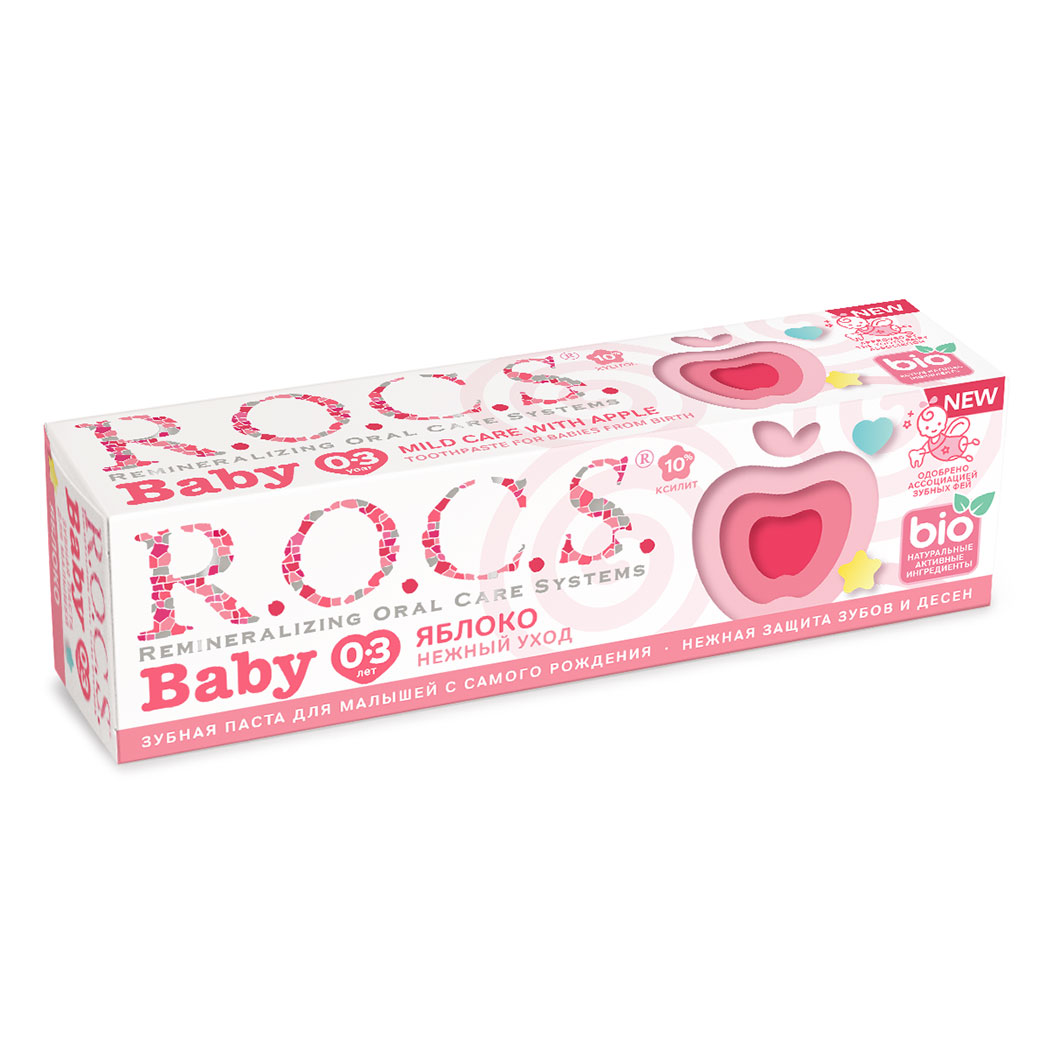 Monos ROCS baby алимтай шүдний оо 0-3 нас 45гр