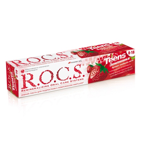 Monos ROCS Teens гүзээлзгэнэтэй шүдний оо 8-18нас 74гр