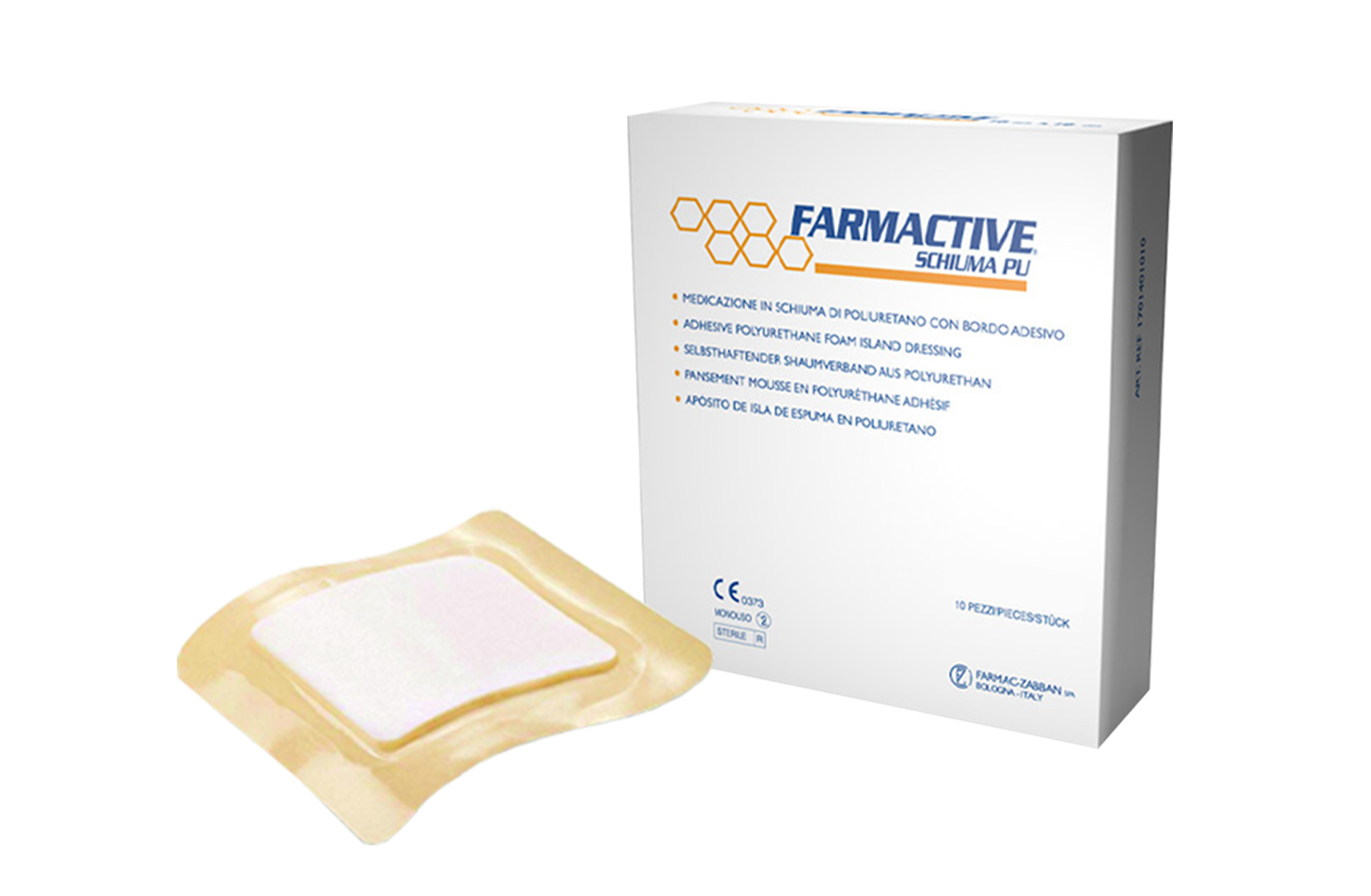 Monos Хиймэл арьс Фоам наалт /наалддаг ирмэгтэй/ 20х20см Farmactive №1