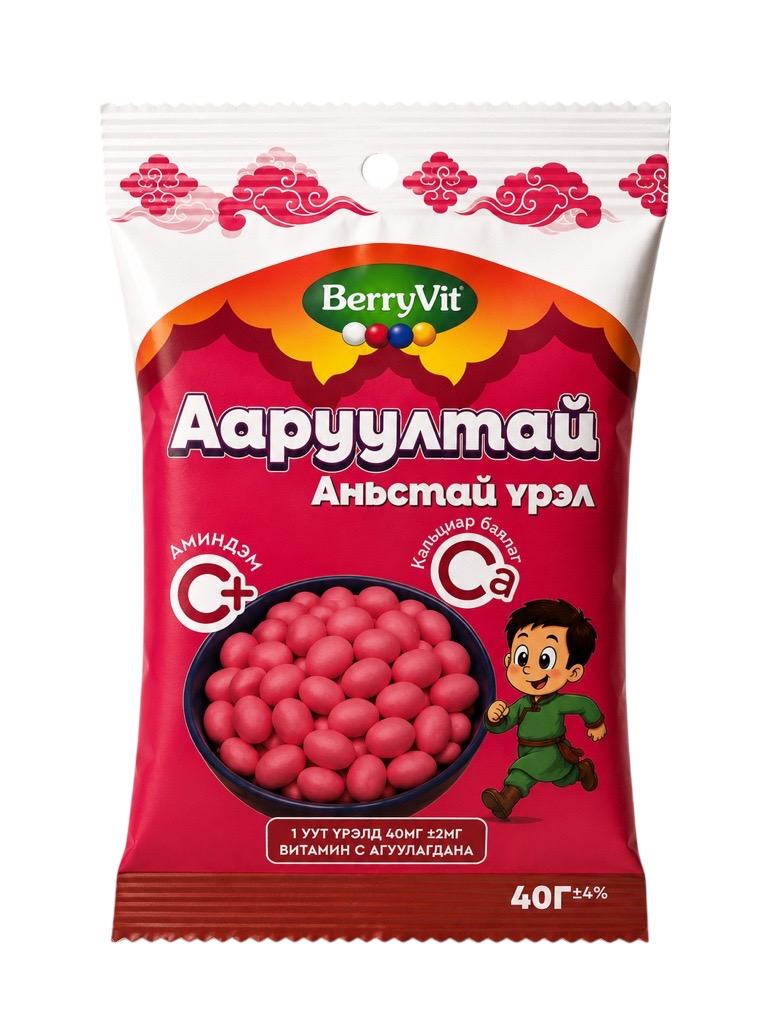 Monos BerryVit - Ааруултай аньстай үрэл 40гр