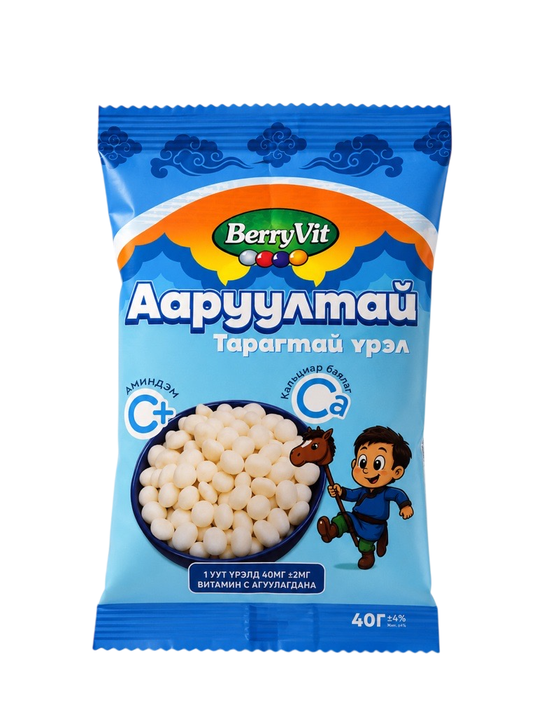 Monos BerryVit - Ааруултай тарагтай үрэл 40гр