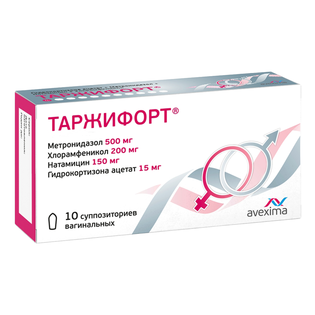 Monos Таржифорт 500мг+200мг+150мг+15мг №10 - Үтрээний лаа