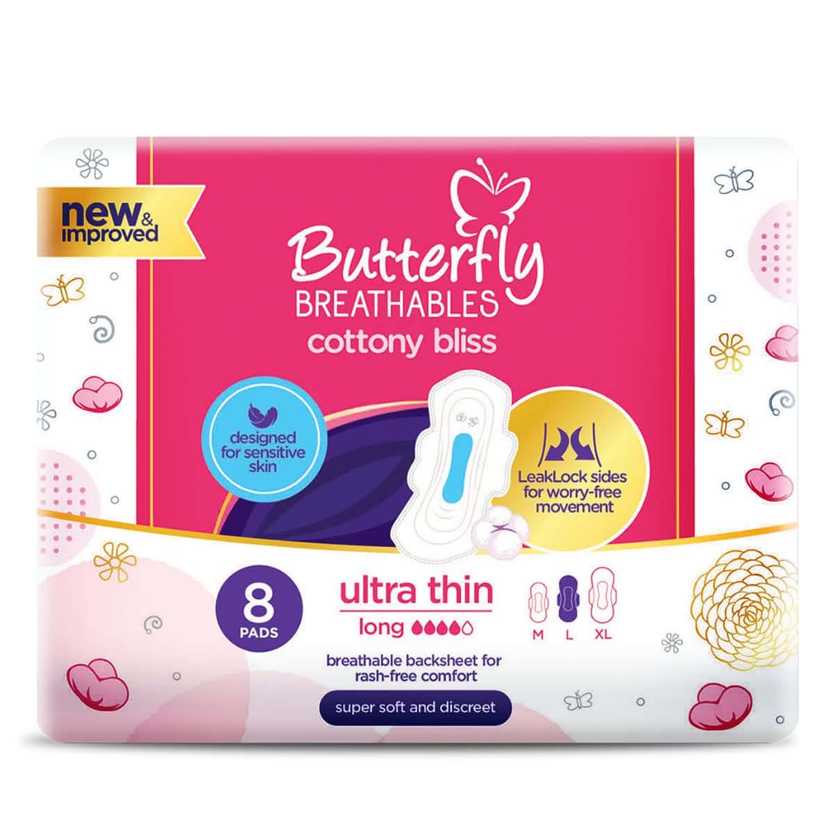 Monos Butterfly ultra cottony L ариун цэврийн хэрэглэл №8
