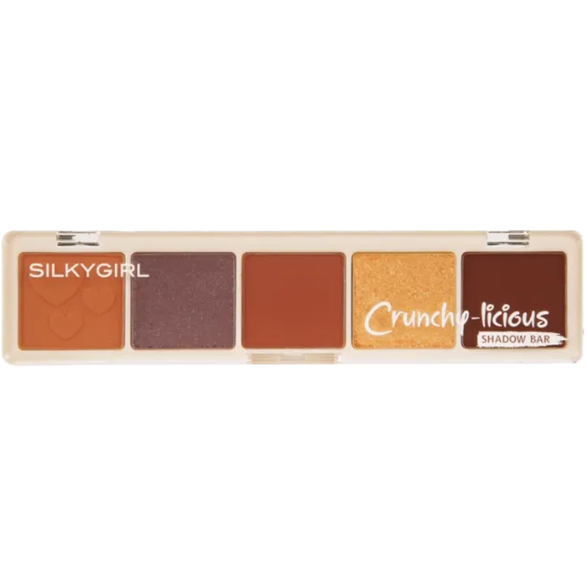 Monos Silkygirl нүдний тень - Crunchy Licious shadow bar 01 Nutty Crunch