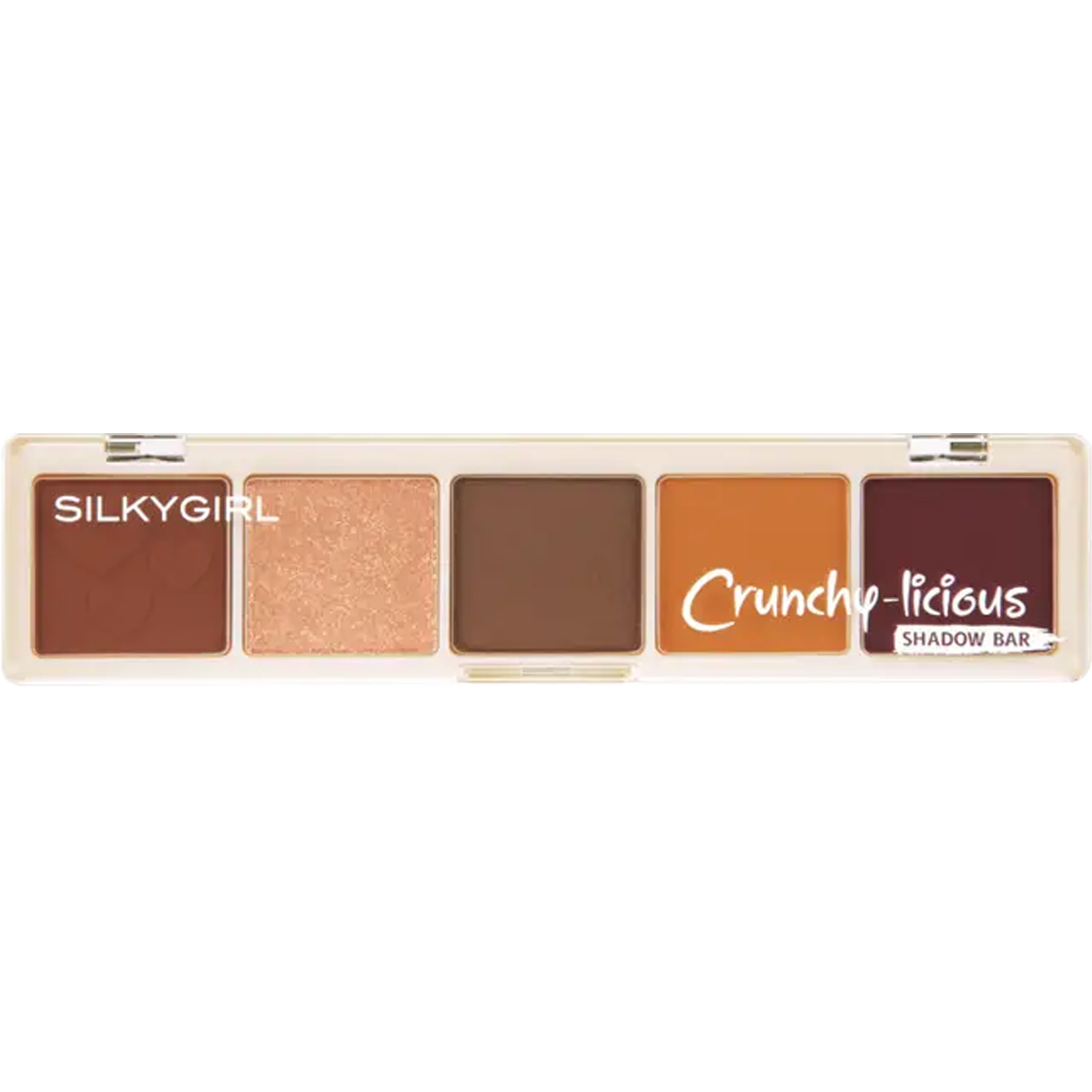 Monos Silkygirl нүдний тень - Crunchy Licious shadow bar 03 Creamy Caramel