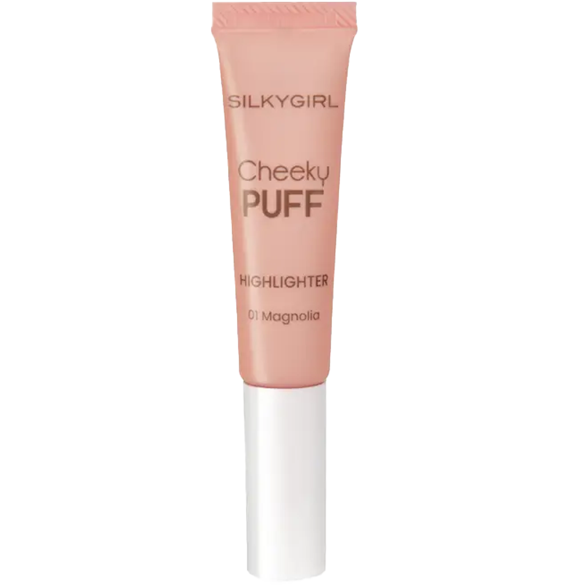 Monos Silkygirl гэрэлтүүлэгч саатай - Cheeky puff Highlighter 01 Magnolia