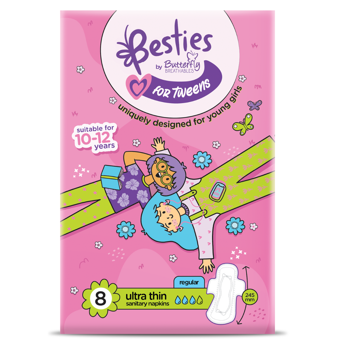 Monos Butterfly tweens охидын ариун цэврийн хэрэглэл 245мм №8