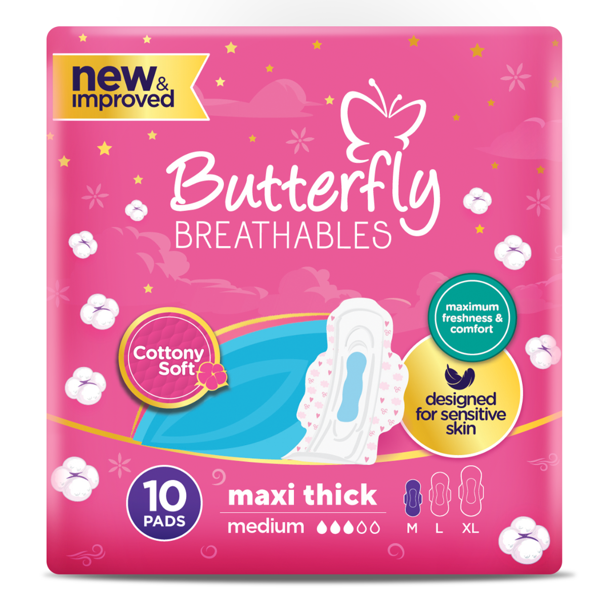 Monos Butterfly maxi cottony R ариун цэврийн хэрэглэл №10