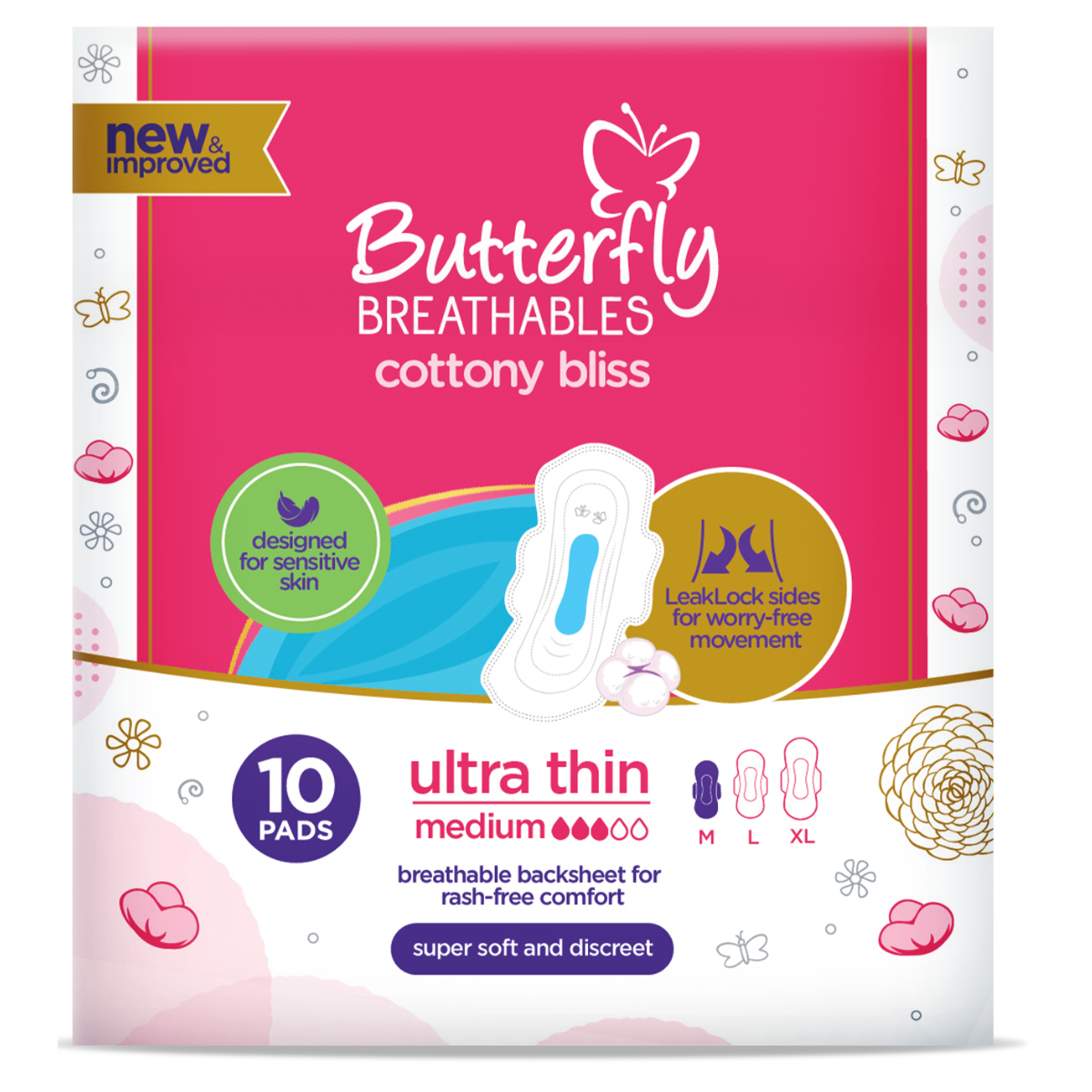 Monos Butterfly ultra cottony R ариун цэврийн хэрэглэл №10