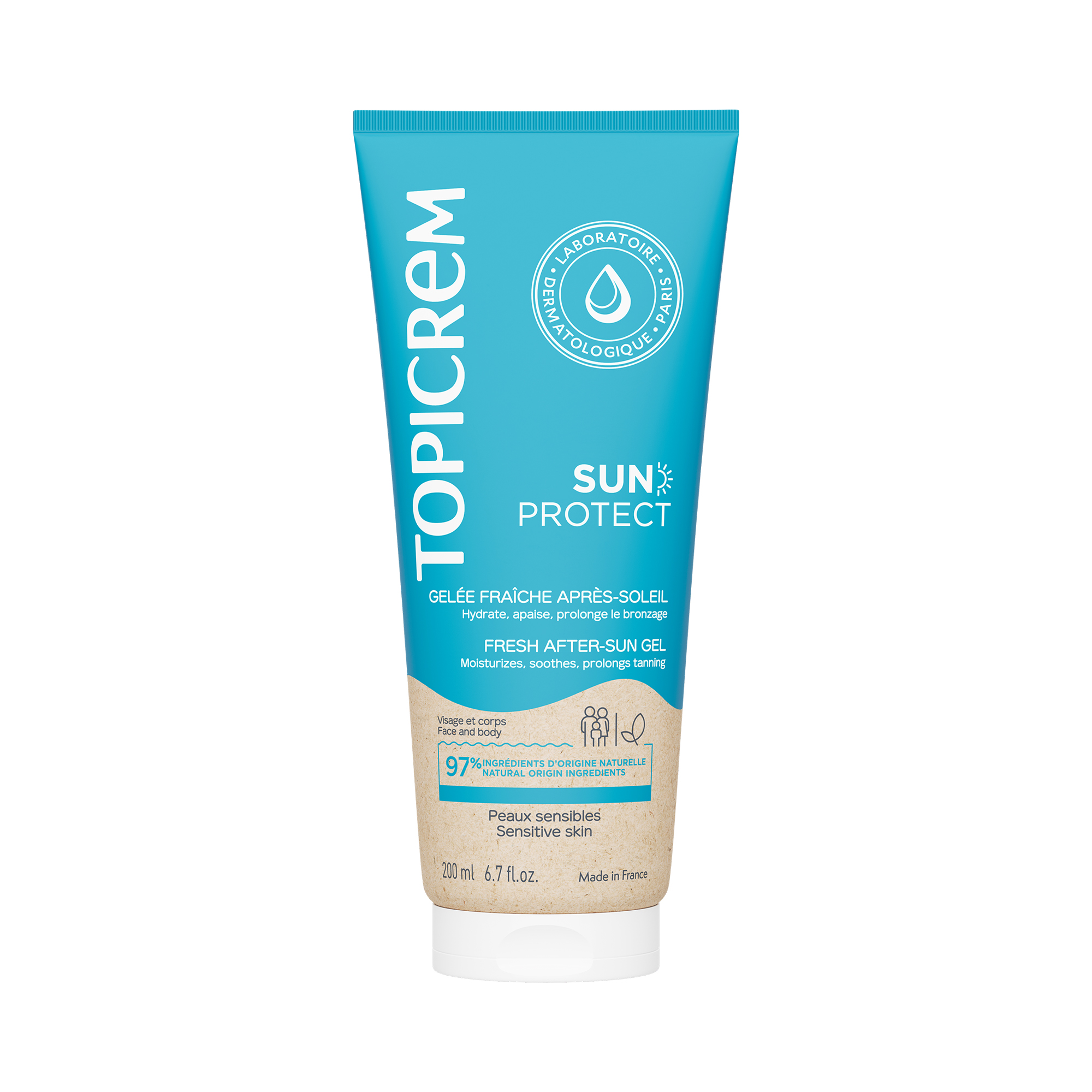 Monos Topicrem Sun protect -Нарны дараах сэргээж, тайвшруулах гель 200мл