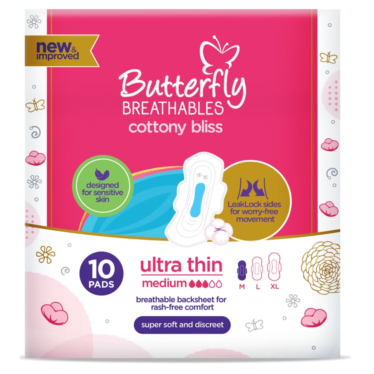 Monos Butterfly ultra cottony R ариун цэврийн хэрэглэл №10