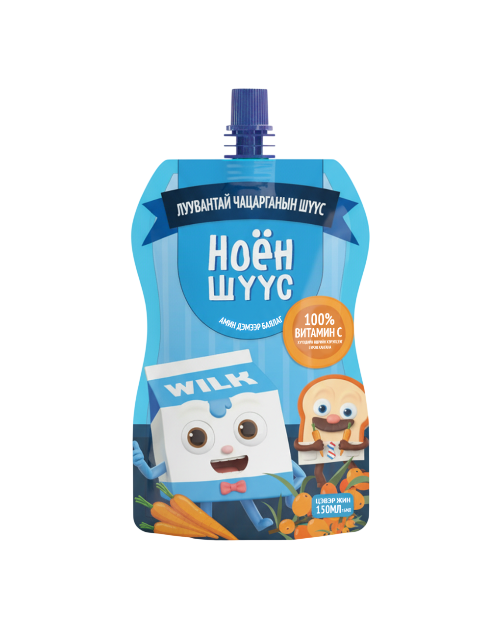 Monos Ноён шүүс - Луувантай чацарганын шүүс 150мл