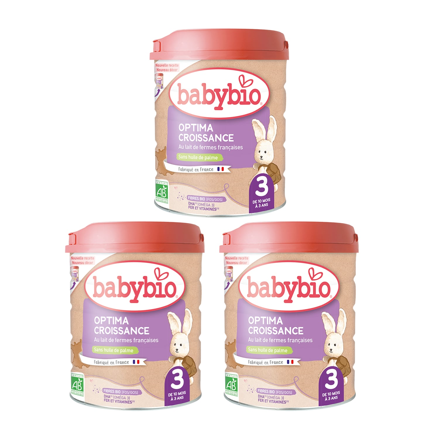 Monos Багц Babybio Optima №3 800гр * 3ш