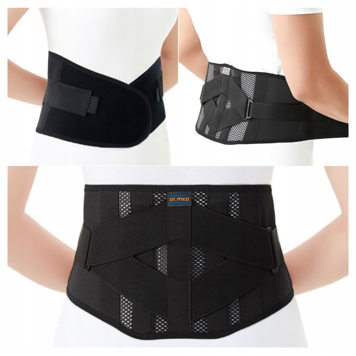 Monos Нурууны бүс уян (хар) L DR-B023