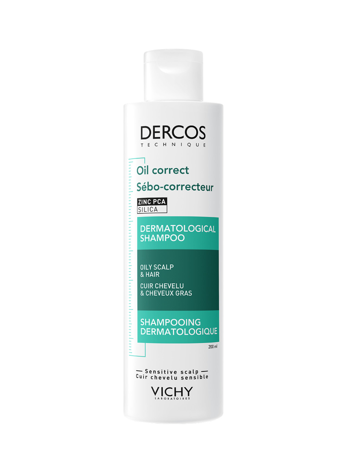 Monos Loreal Vichy Dercos Oil Correct Shampoo Үсний булцууны тослогийг тэнцвэржүүлэх үйлчилгээтэй үсний шампунь, 200мл