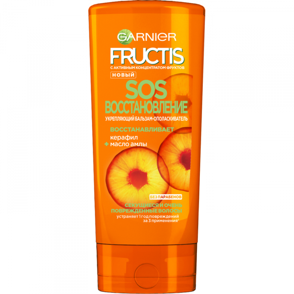 Monos Garnier - Фруктис салаалсан болон гэмтэлтэй үсний SOS ангижруулагч 12x200ml