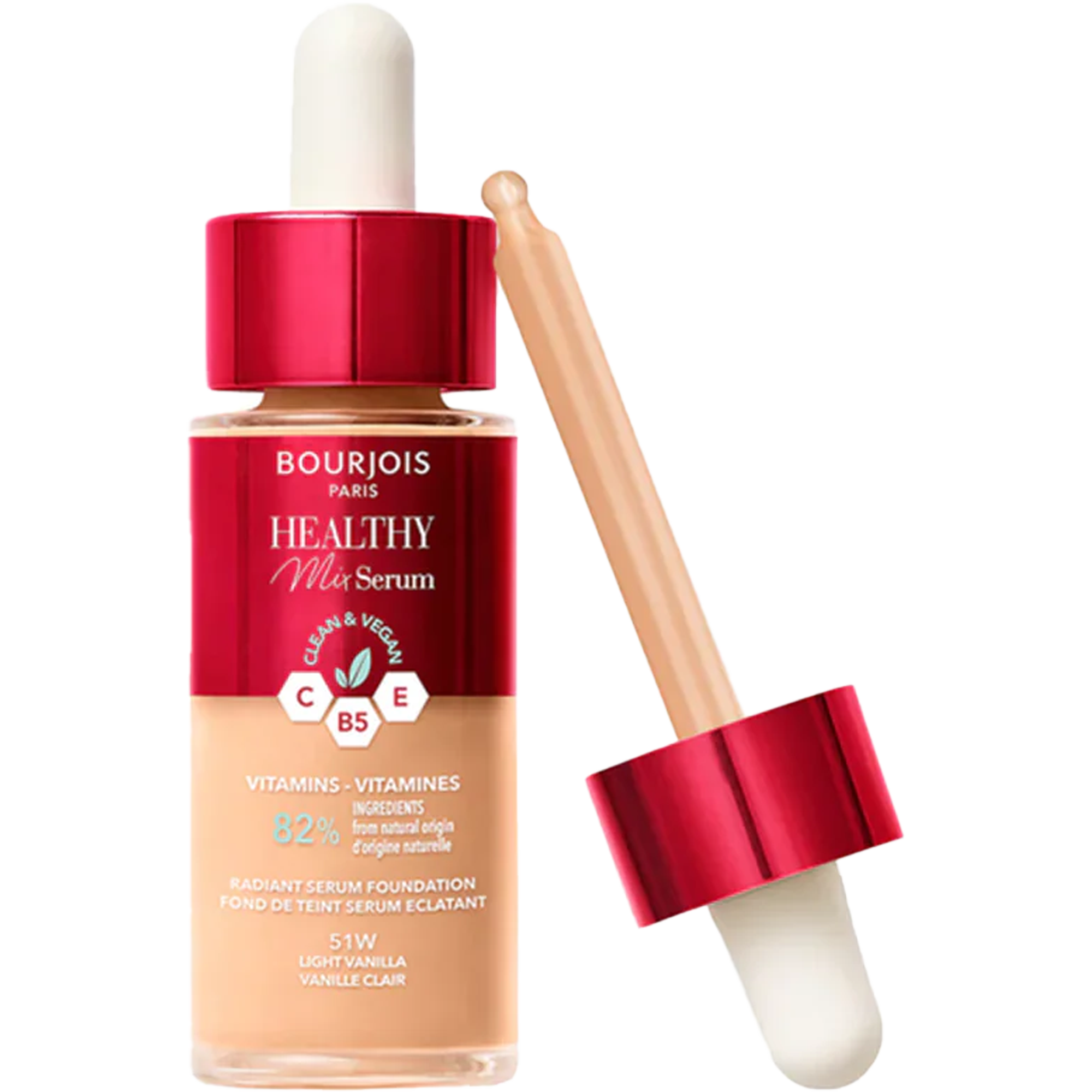 Monos Bourjois нүүрний крем серумтэй Healthy Mix serum foundation крем № 51