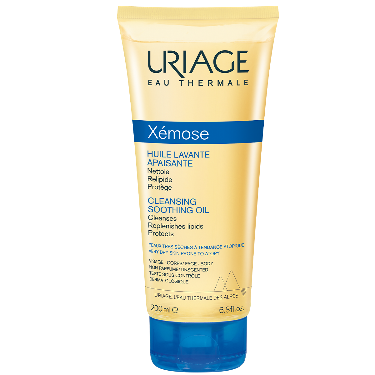 Monos Uriage xemose хэт хуурайшилттай эмзэгшсэн арьсны зөөлөн тосон цэвэрлэгч  200мл