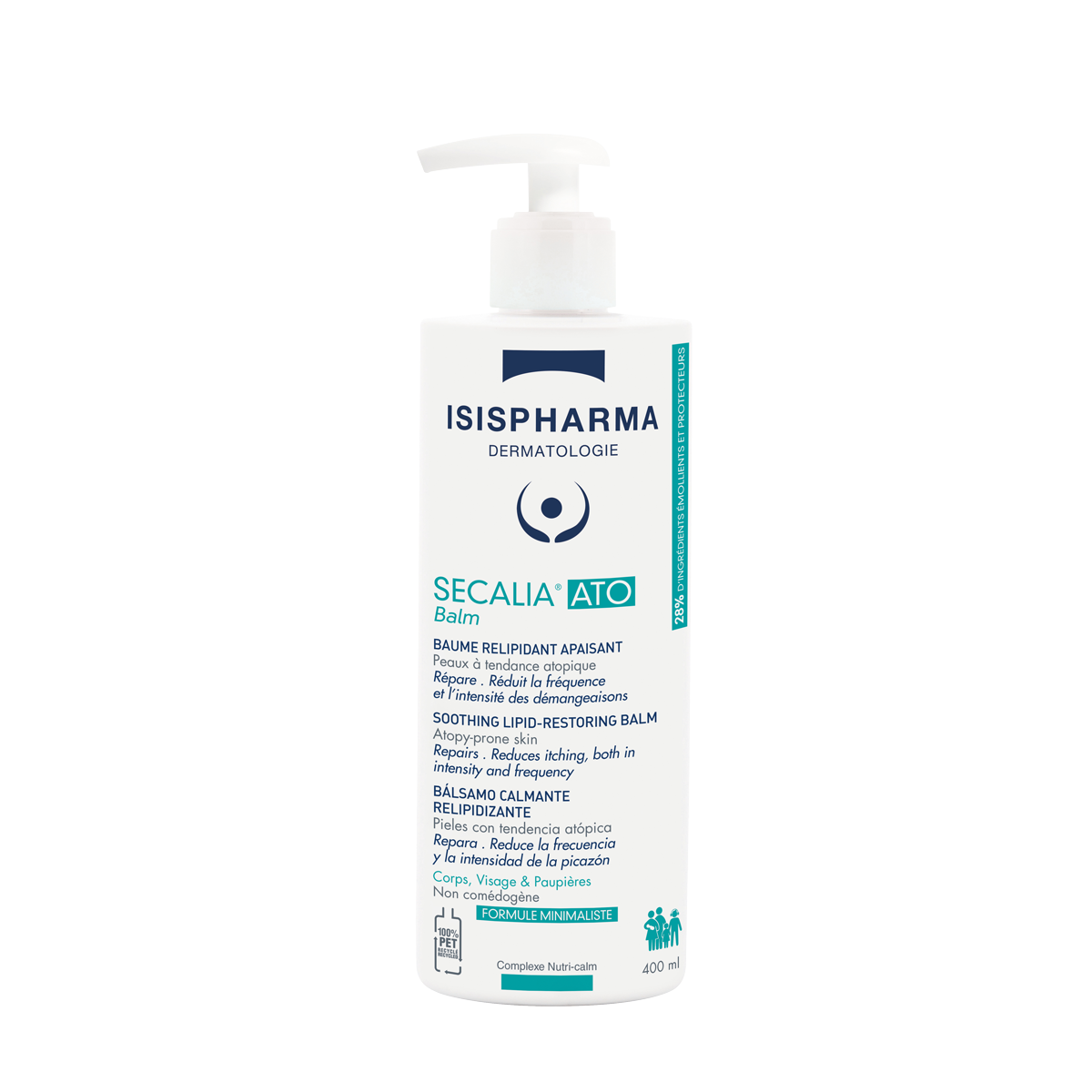 Monos Isispharma secalia ATO balm 400 ml - Эмзэг хуурай арьсны эрчимтэй чийгшүүлэгч тос
