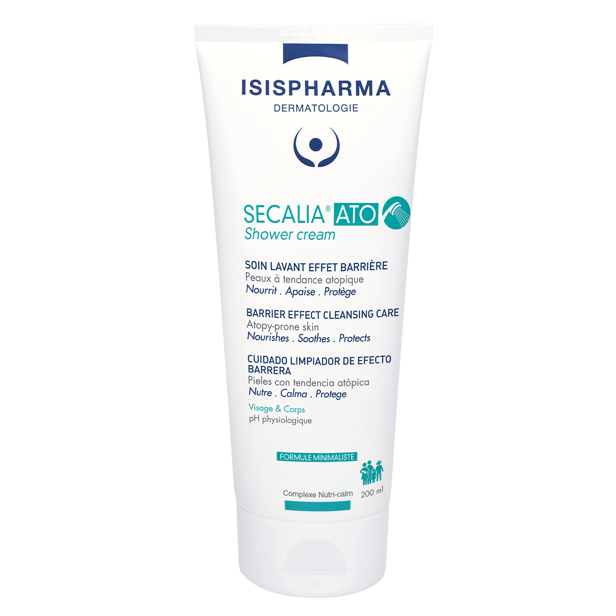 Monos Isispharma secalia ATO shower cream 200 ml- Эрчимтэй чийгшүүлэх бие угаагч