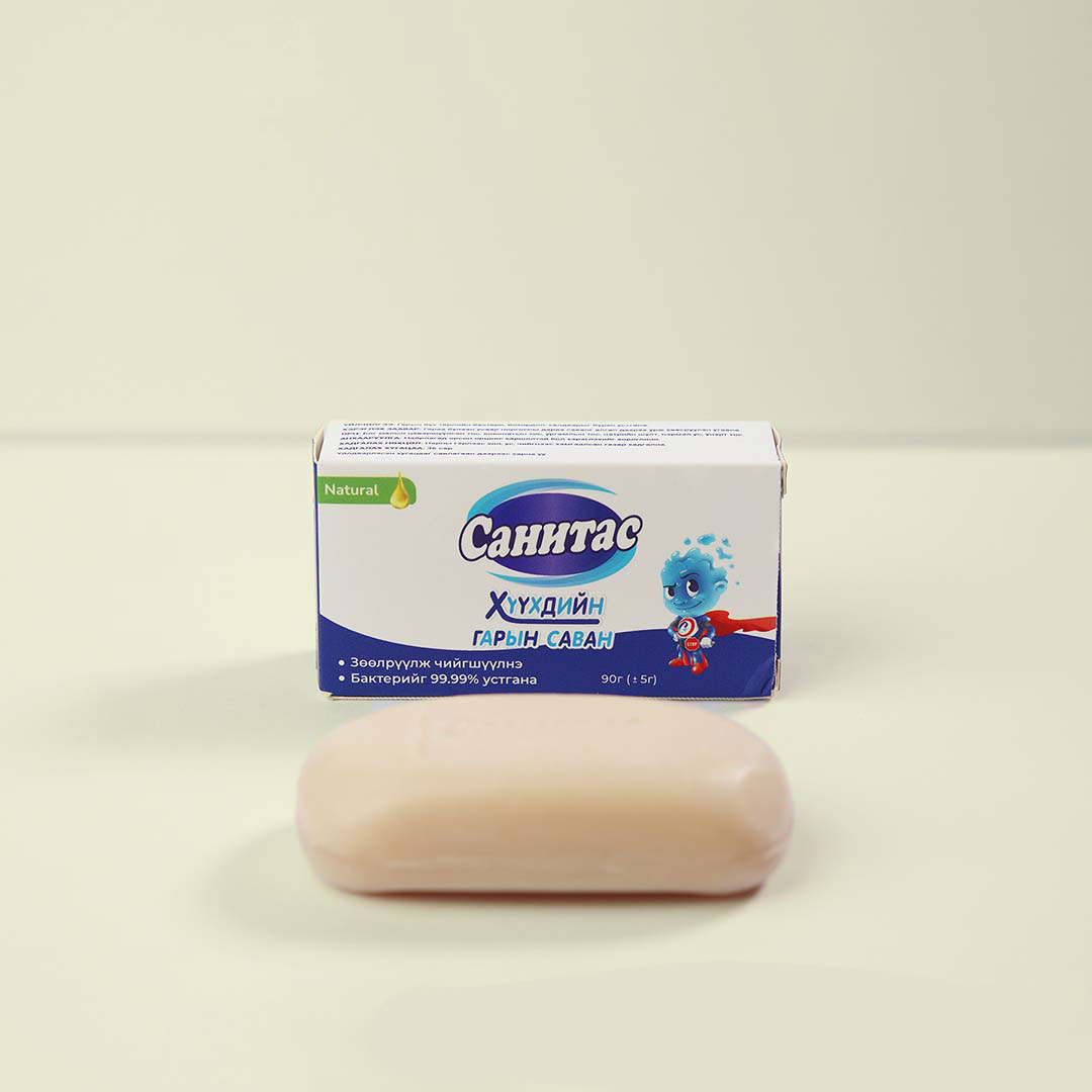 Санитас гарын хатуу саван хүүхдийн 90гр