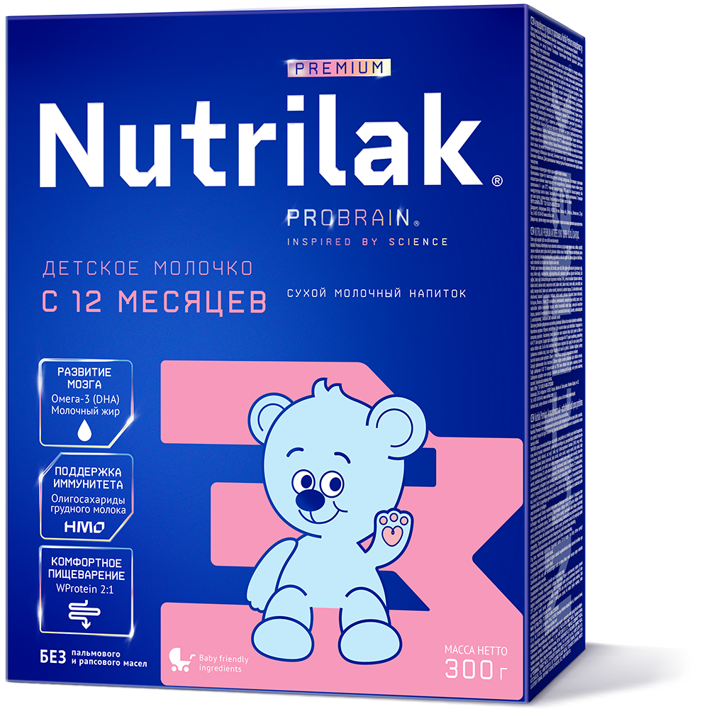 Monos Nutrilak premium хүүхдийн сүү 12+ сар №3  300гр