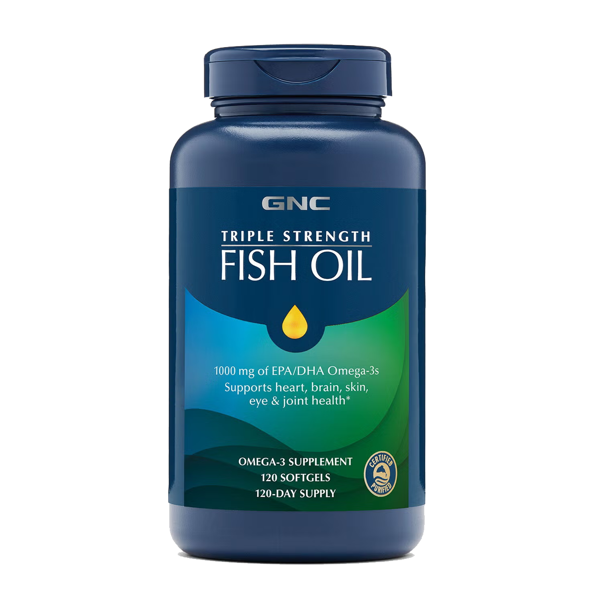 Monos GNC Triple Strength Fish Oil 3 тосны хүчилтэй омега 1000мг