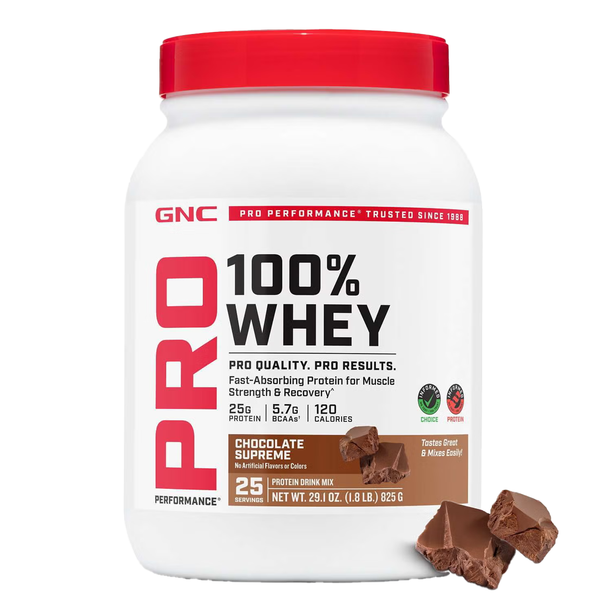 Monos GNC Pro 100% Whey 2.0 Шоколадтай уураг (25 Servings) 825гр