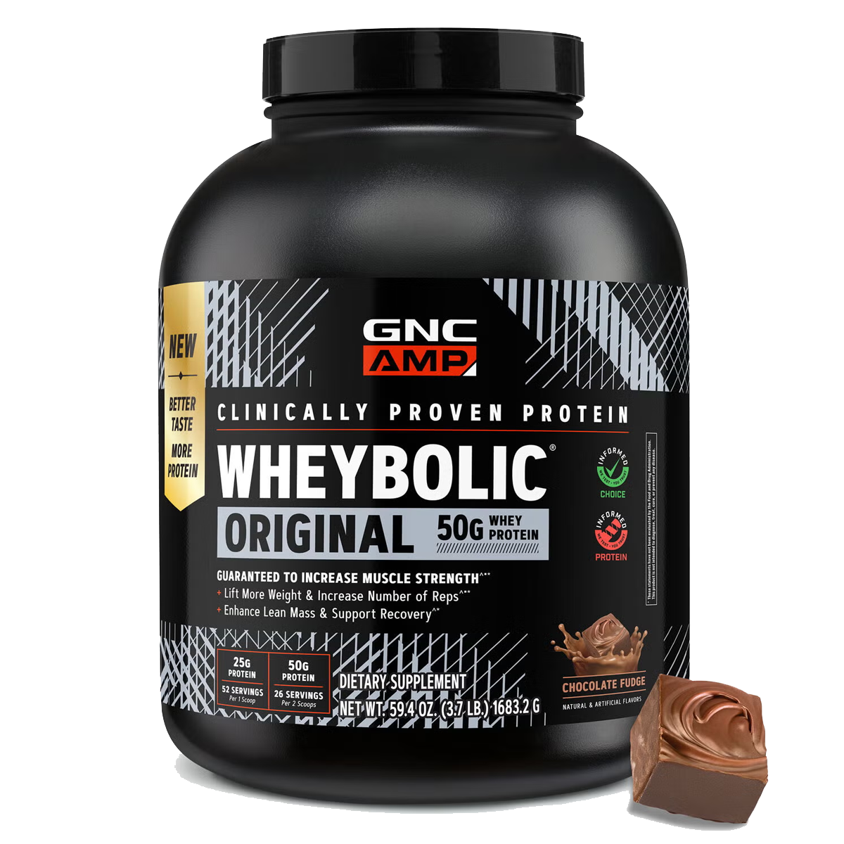 Monos GNC AMP Wheybolic - Chocolate Fudge (52 Servings) 1683.2гр
