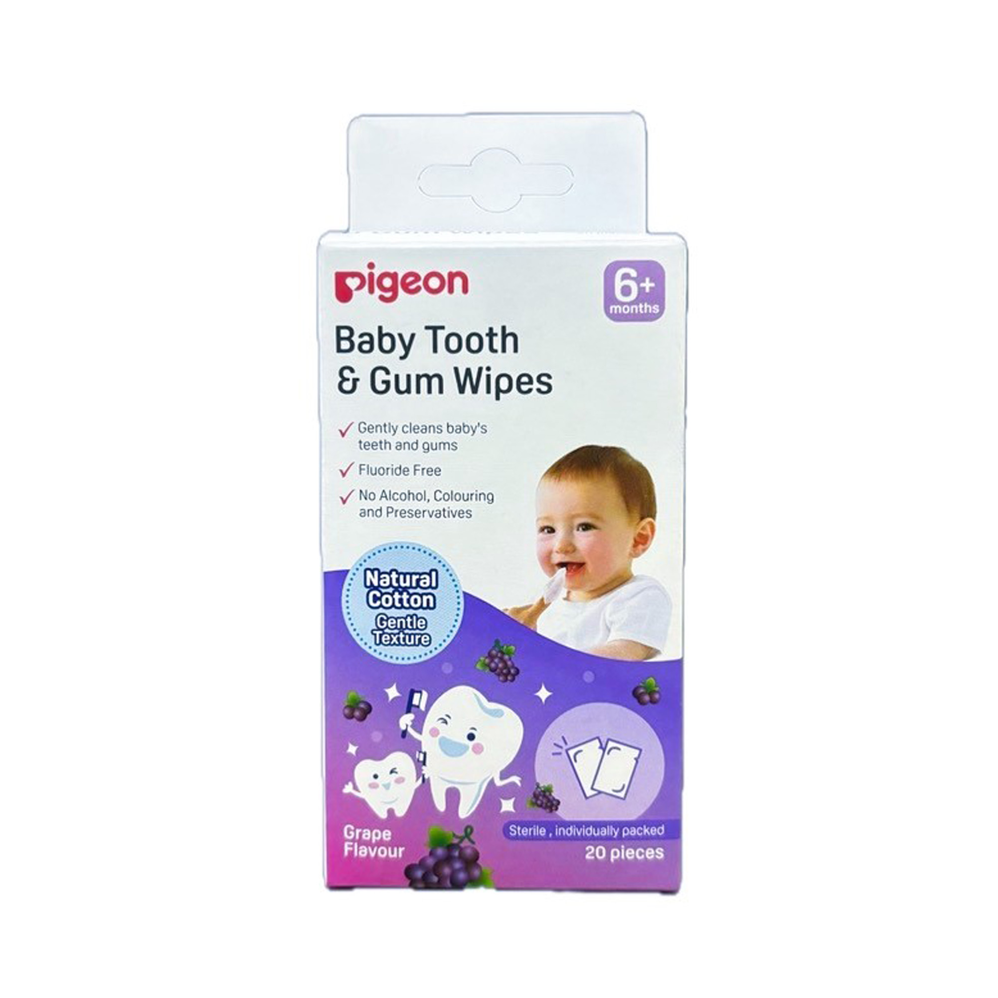 Pigeon baby tooth ам шүдний сальфетка усан үзэм №20