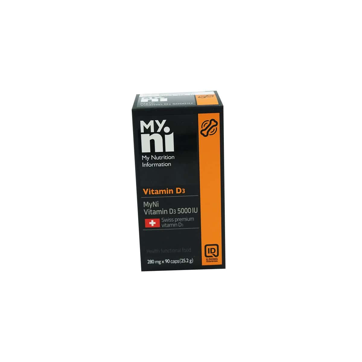 Monos MyNi Vitamin D3 5000IU 280mg №90 Витамин-Д 5000