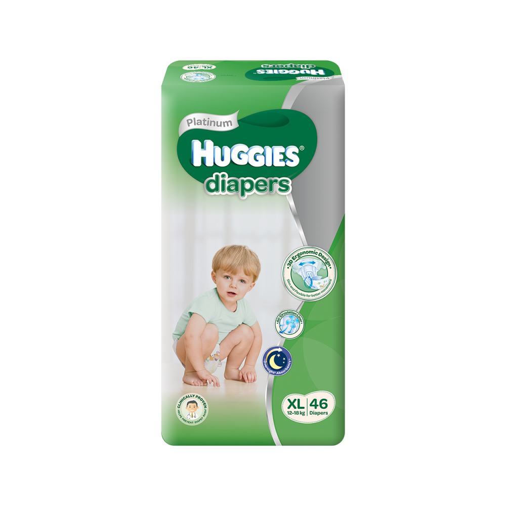Monos Huggies Platinum хүүхдийн живх 12-18кг №46