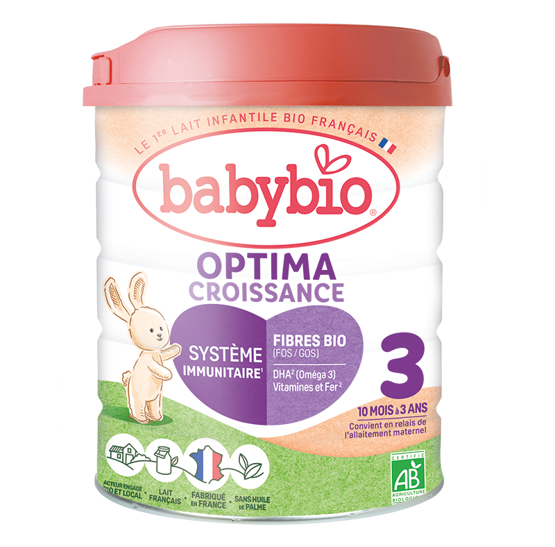 Monos Babybio Optima 3 хүүхдийн сүү пребиотиктой 400гр 10сар-3нас