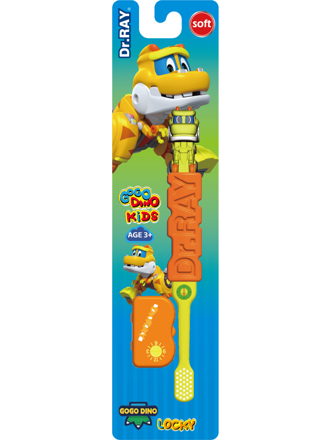 Monos Dr.Ray Gogo Dino дүртэй шүдний сойз-LOCKY