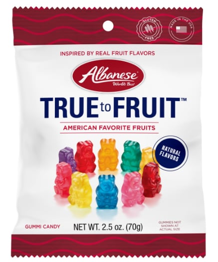 Monos Albanese true to friut american favorite fruits жинхэнэ жимсээрээ резинин чихэр