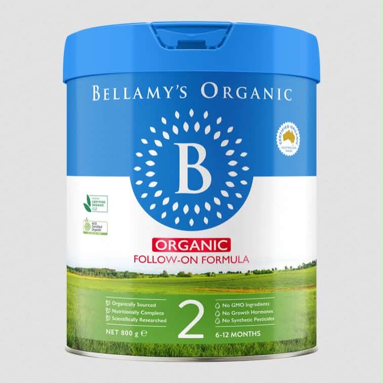 Monos Bellamy's organic хүүхдийн сүү 6-12 сар 800гр