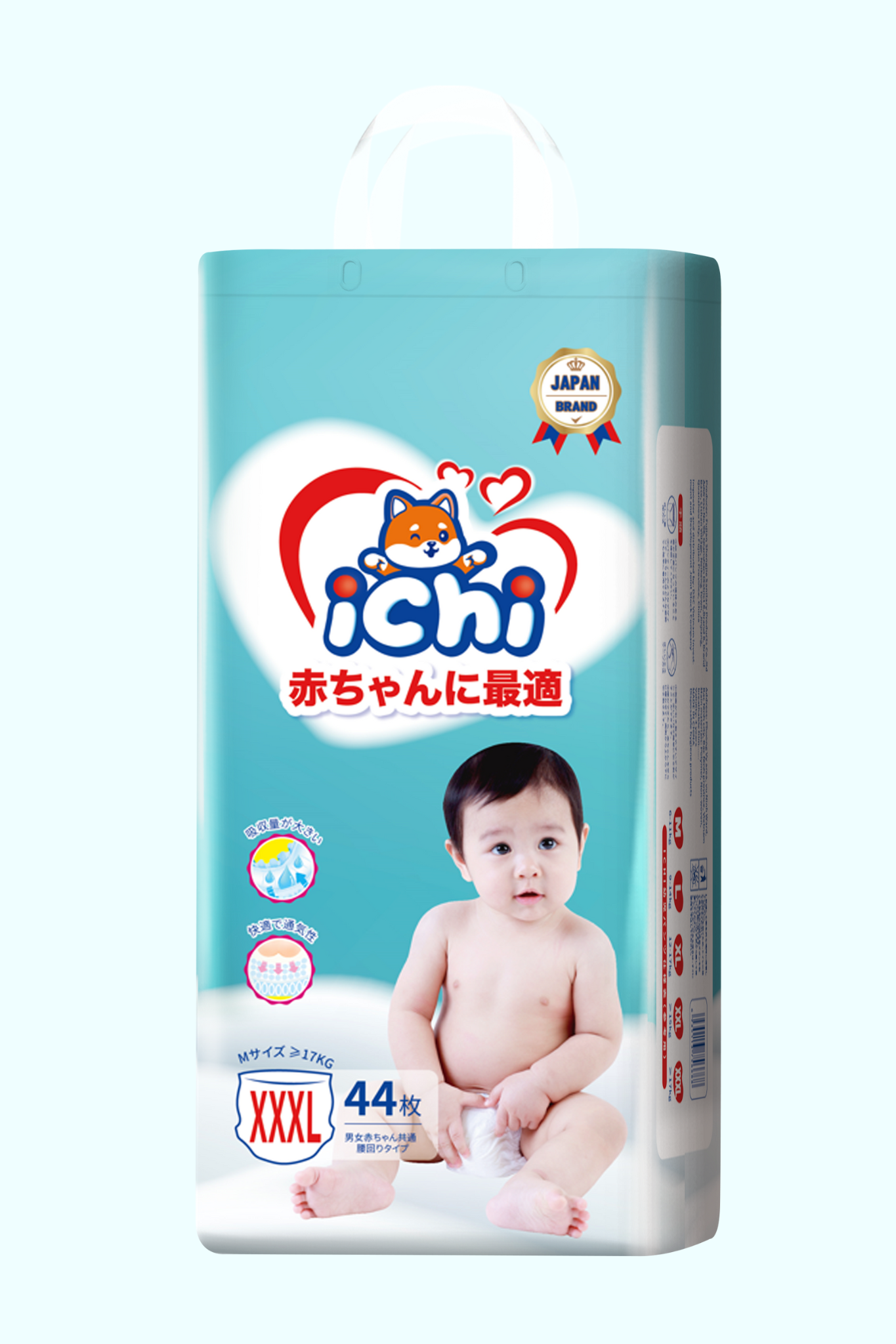 Monos Ичи хүүхдийн памперс өмсдөг XXXL №44