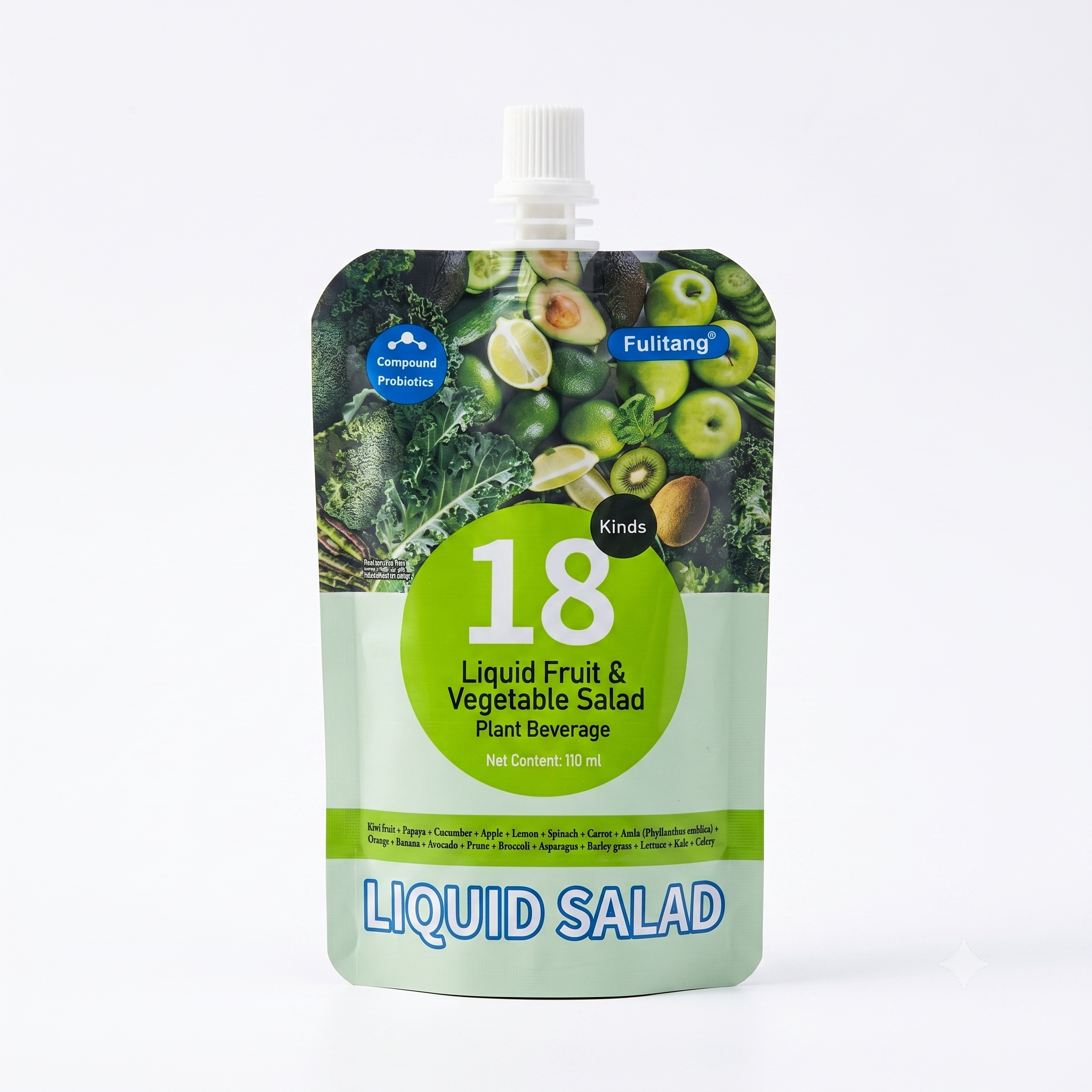 Monos LIQUID SALAD 18 төрлийн жимс, хүнсний ногооны ундаа 100мл