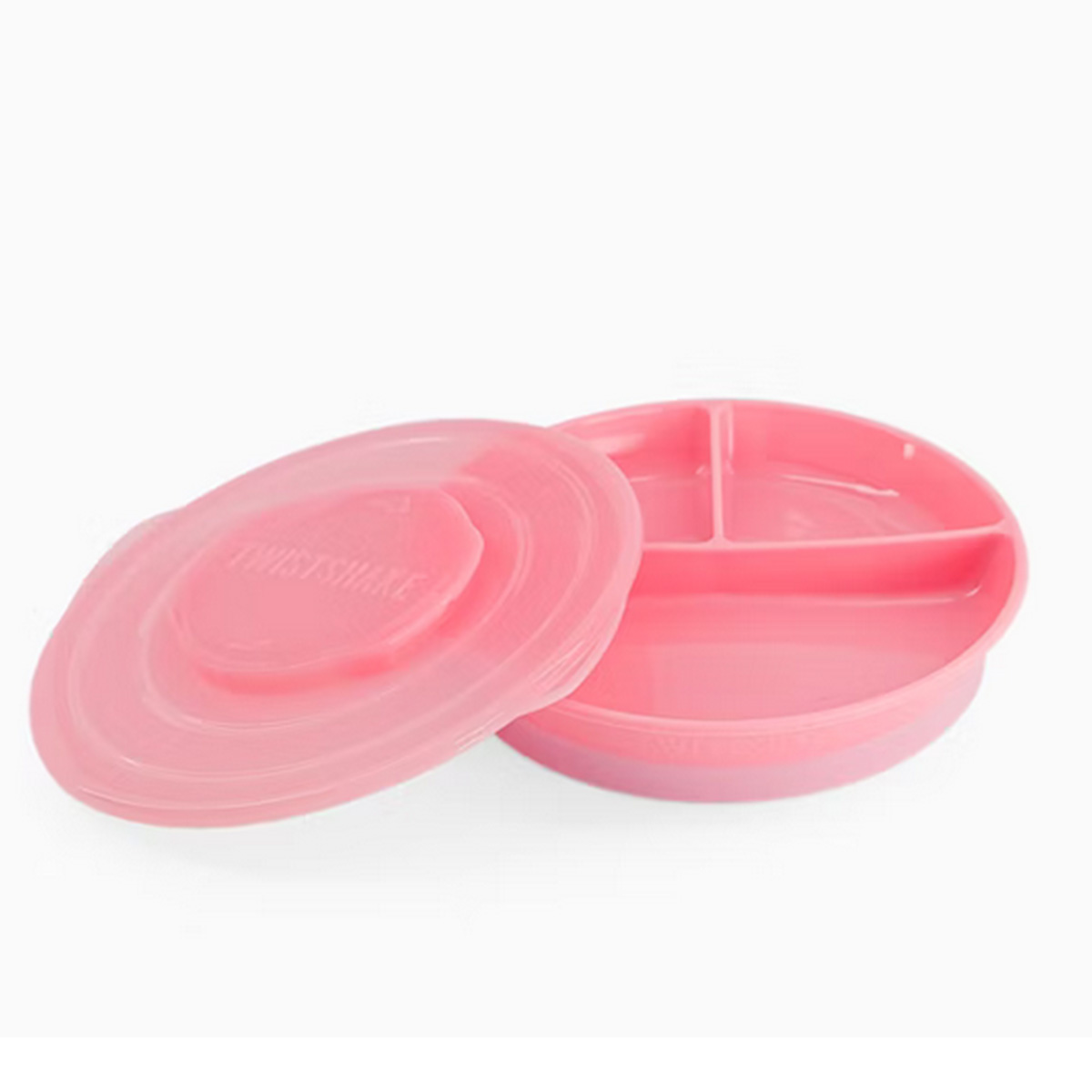 Monos Twistshake тасалгаатай таваг цайвар ягаан 6+ сар