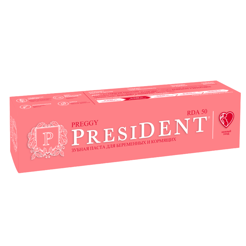 Monos President Шүдний оо жирэмсэн болон хөхүүл эхийн 50гр (50 RDA)