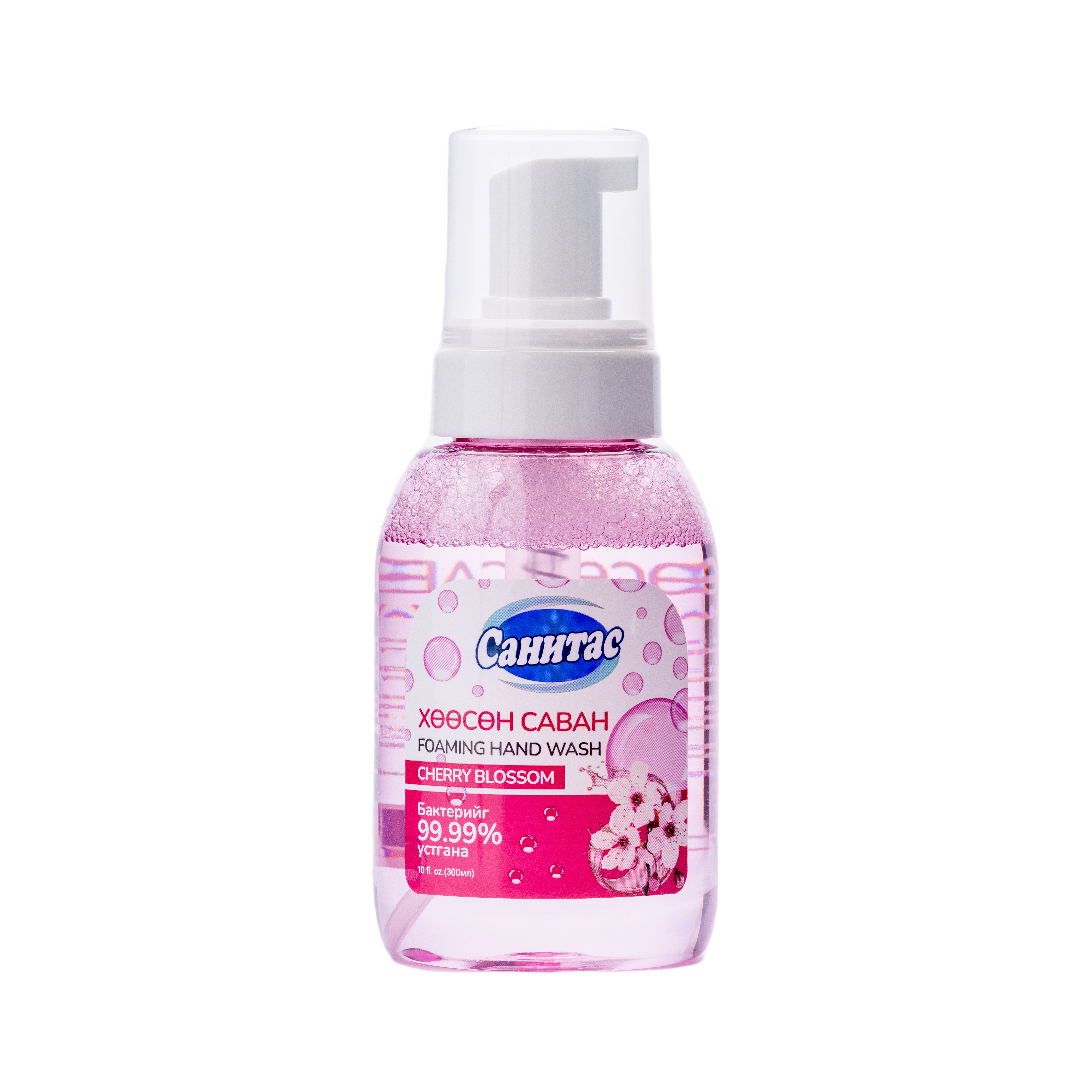 Monos Санитас гарын хөөсөн саван cherry blossom 300мл
