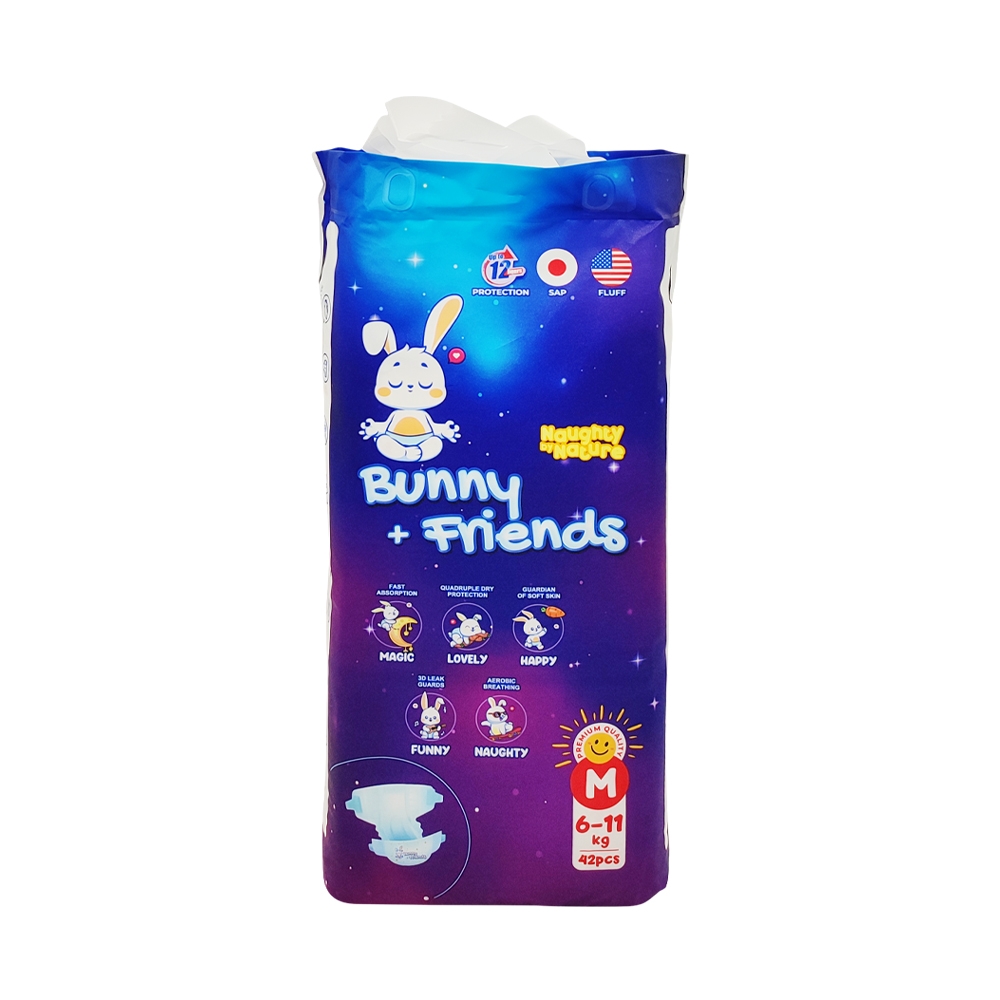 Monos Bunny Friends хүүхдийн памперс наадаг M №42