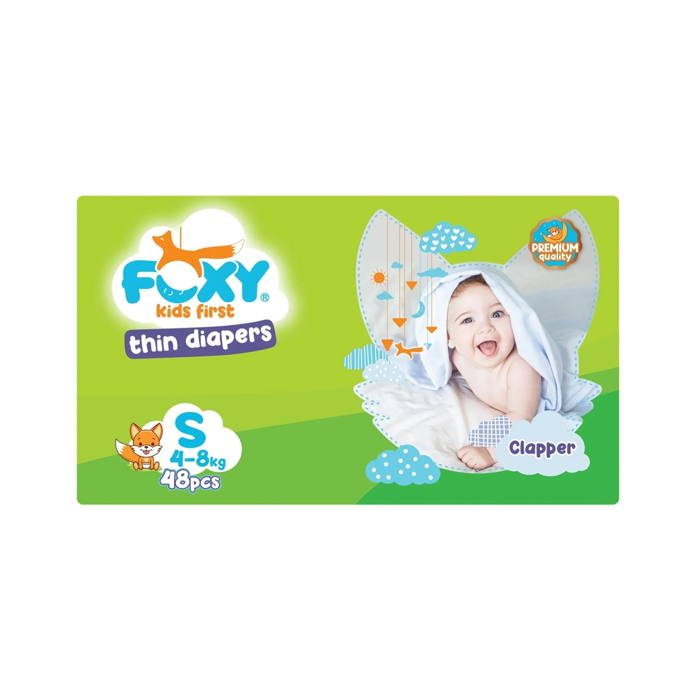 Monos Foxy Premium хүүхдийн памперс S 4-8кг №48 наадаг