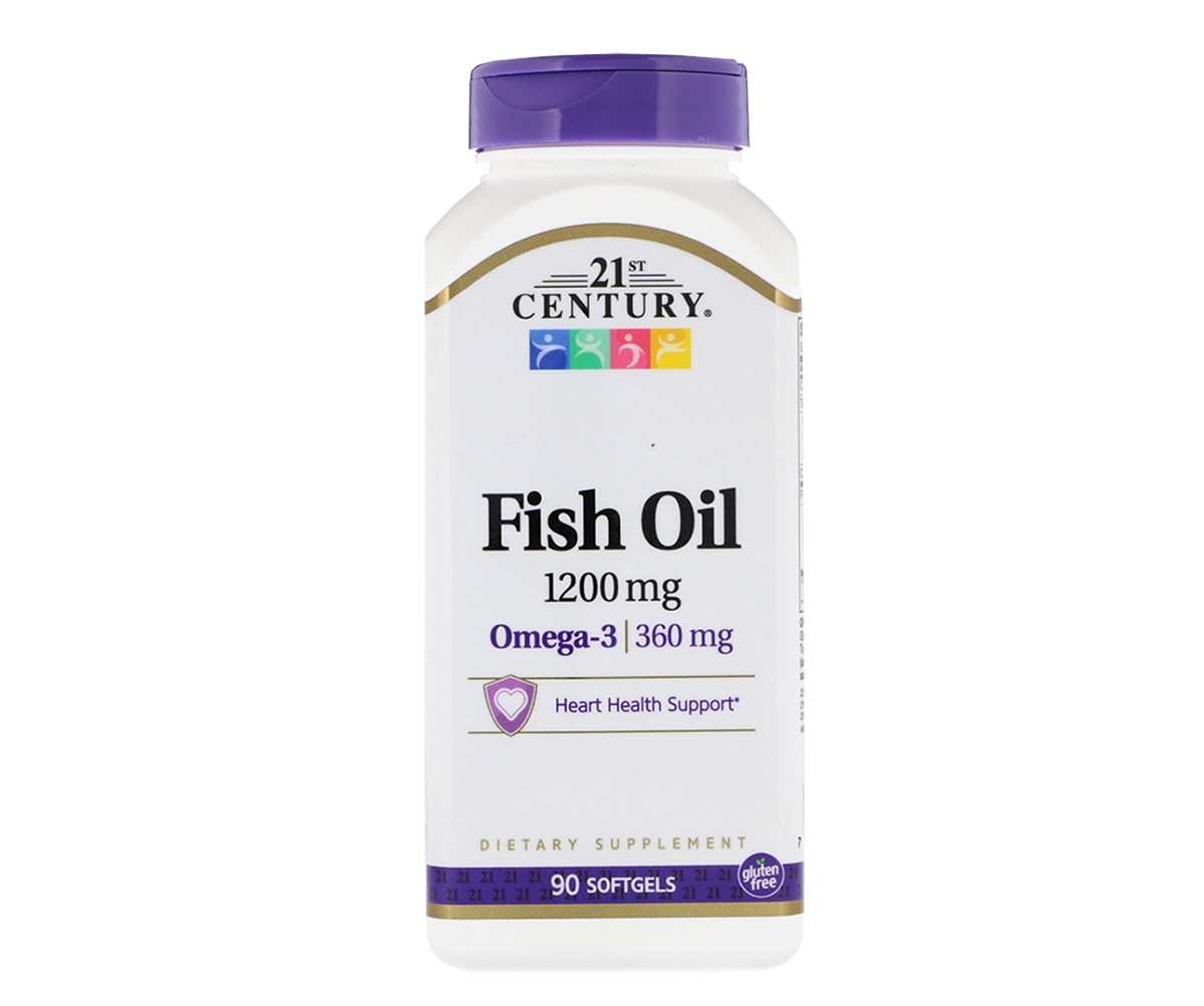 Monos Фиш Ойл 1200 мг No.90  21st Century Fish Oil-1200