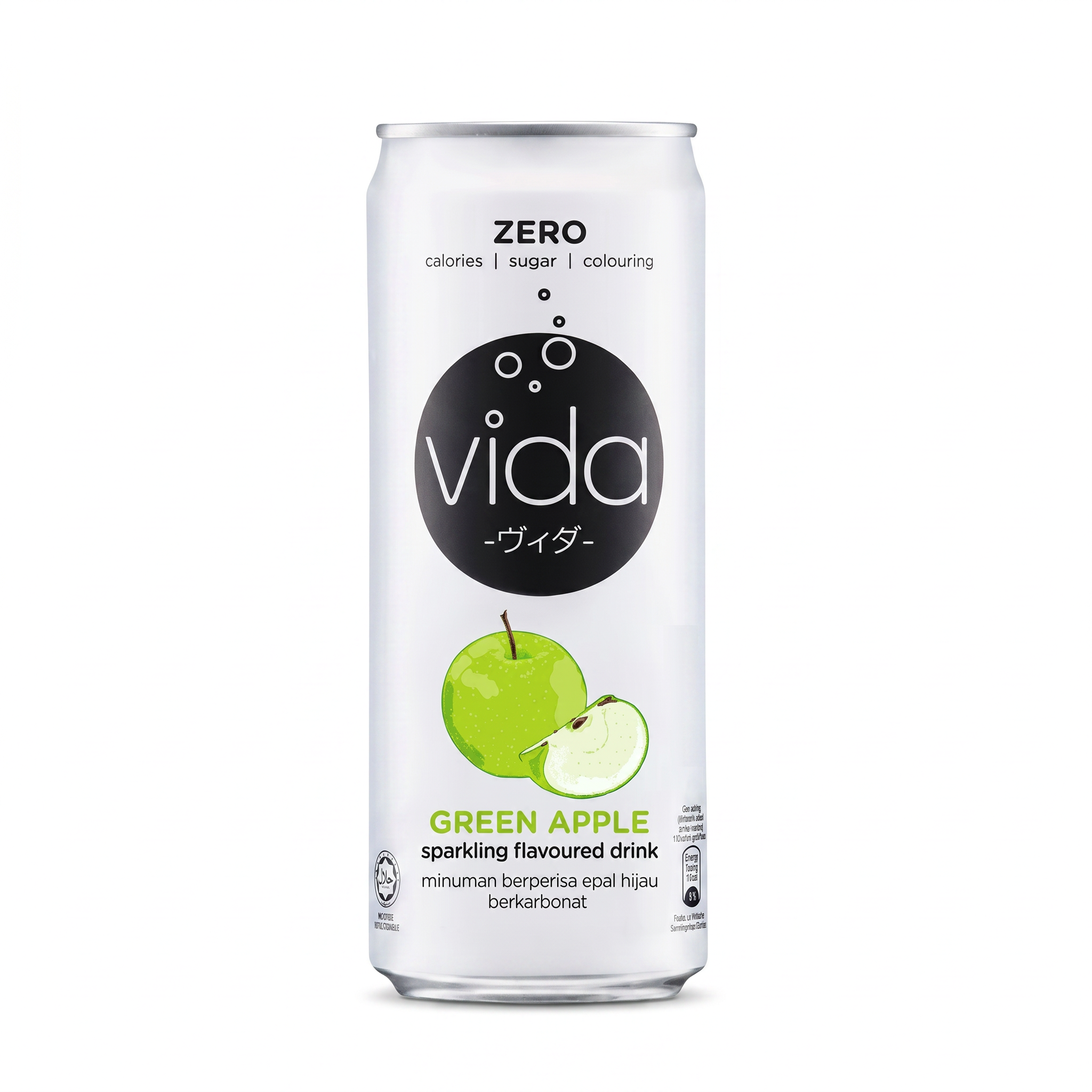 Monos VIDA Zero ногоон алимтай хийжүүсэн ус