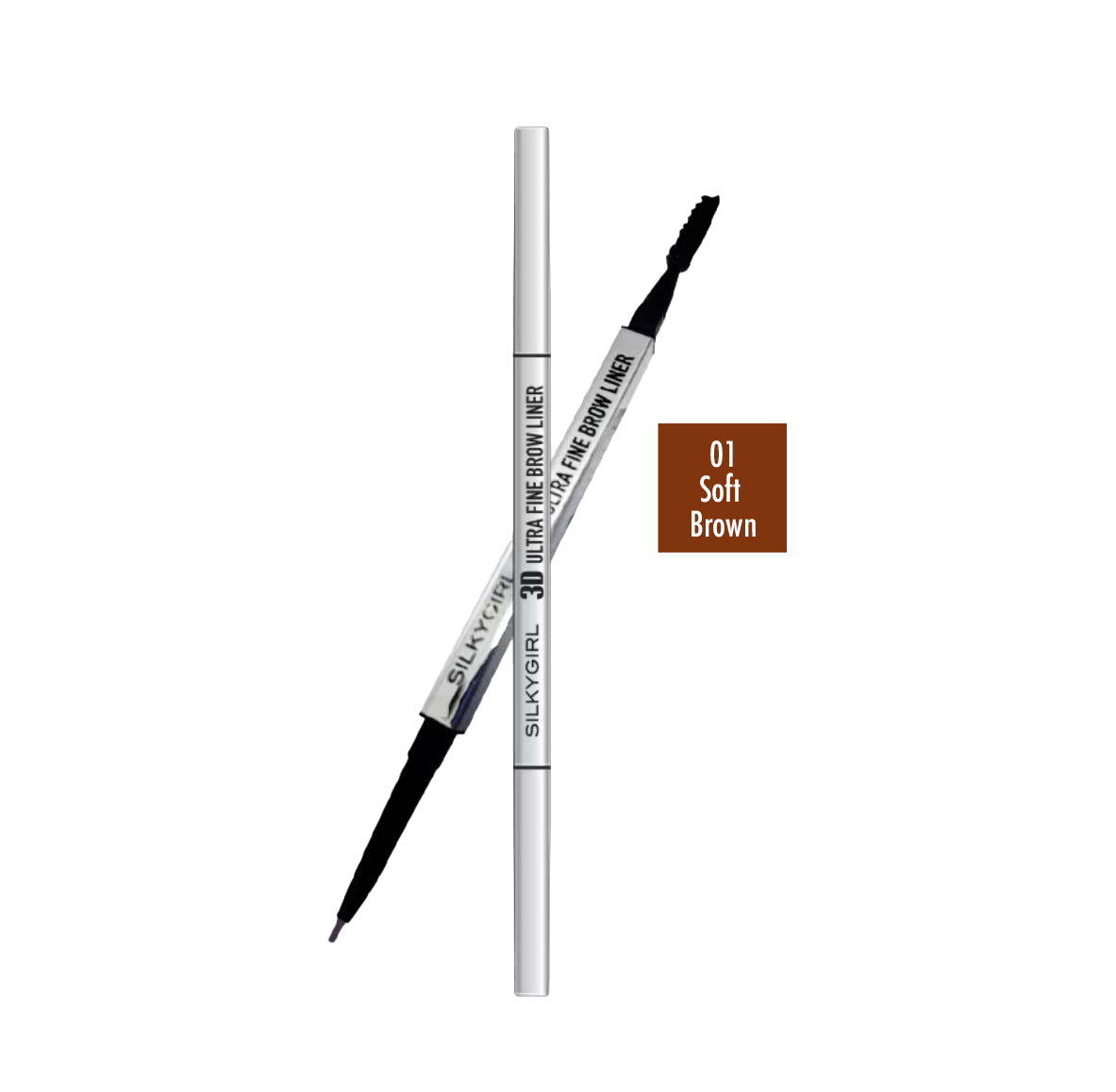 Monos Silkygirl 3D хөмсөгний нарийн харандаа /soft brown/