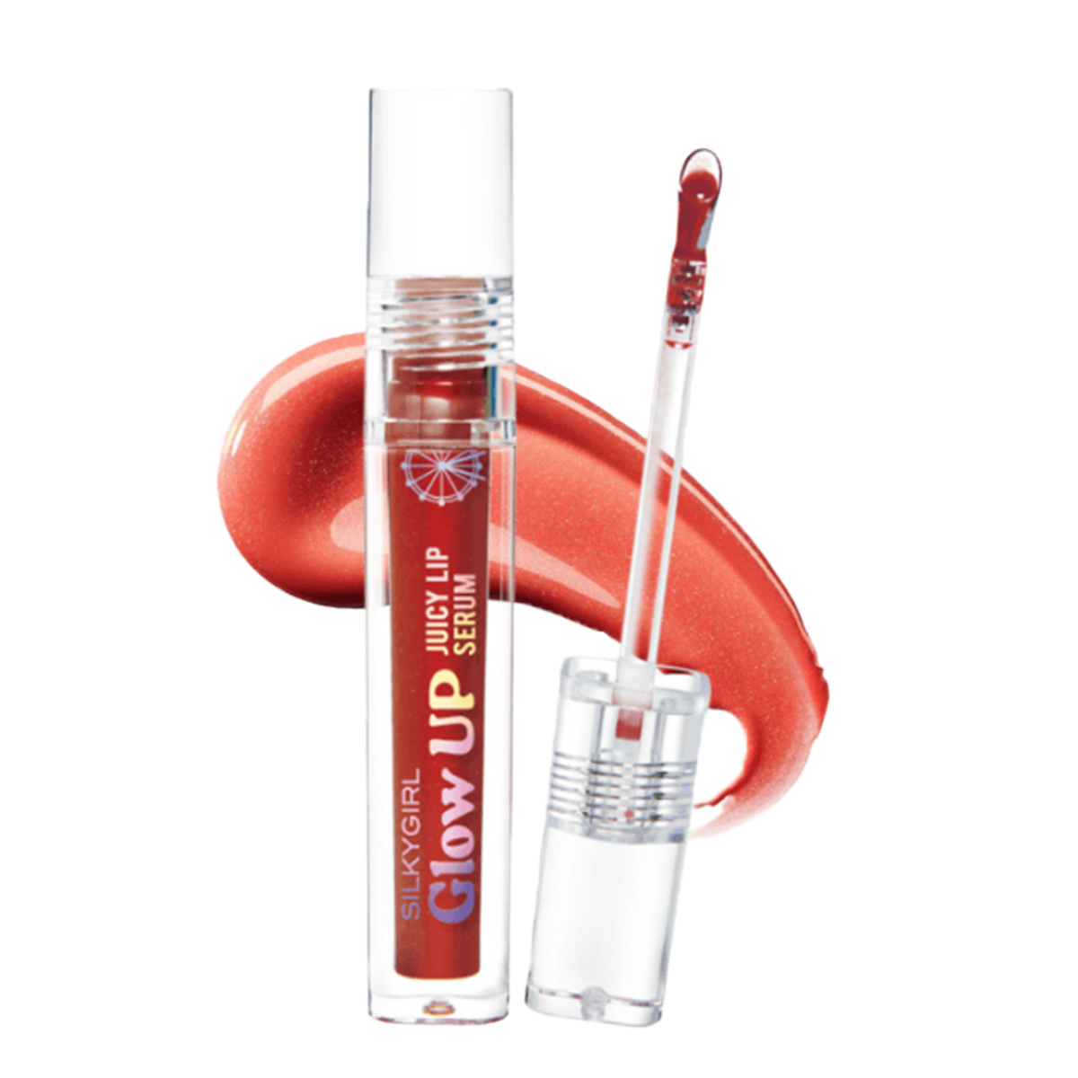 Monos Silkygirl Glow Up Juicy Lip Serum 04 Pompom  - Уруул өнгөлөгч серумтай
