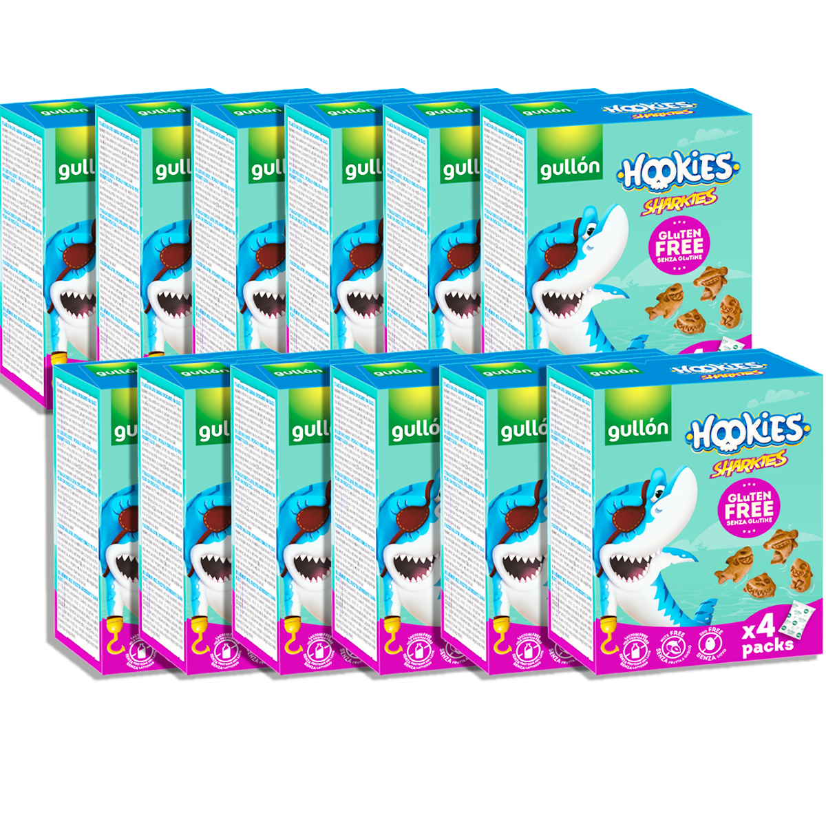 Monos Багц Gullon Hookies жигнэмэг мини шаркис T7578 160гр*10