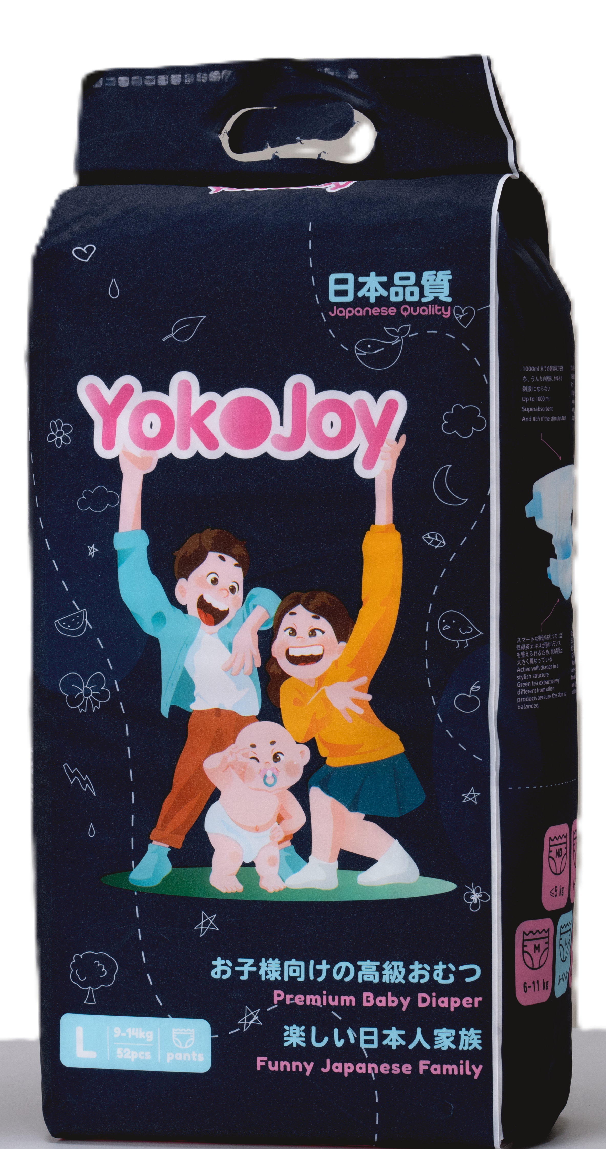 Monos YOKOJOY хүүхдийн памперс наадаг L 9-14кг №52